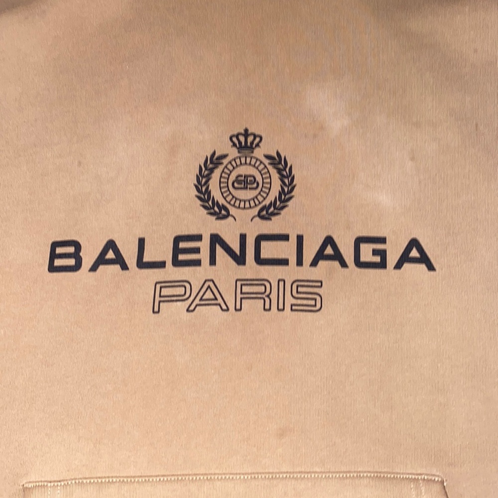 Balenciaga hoodie beige Adult L